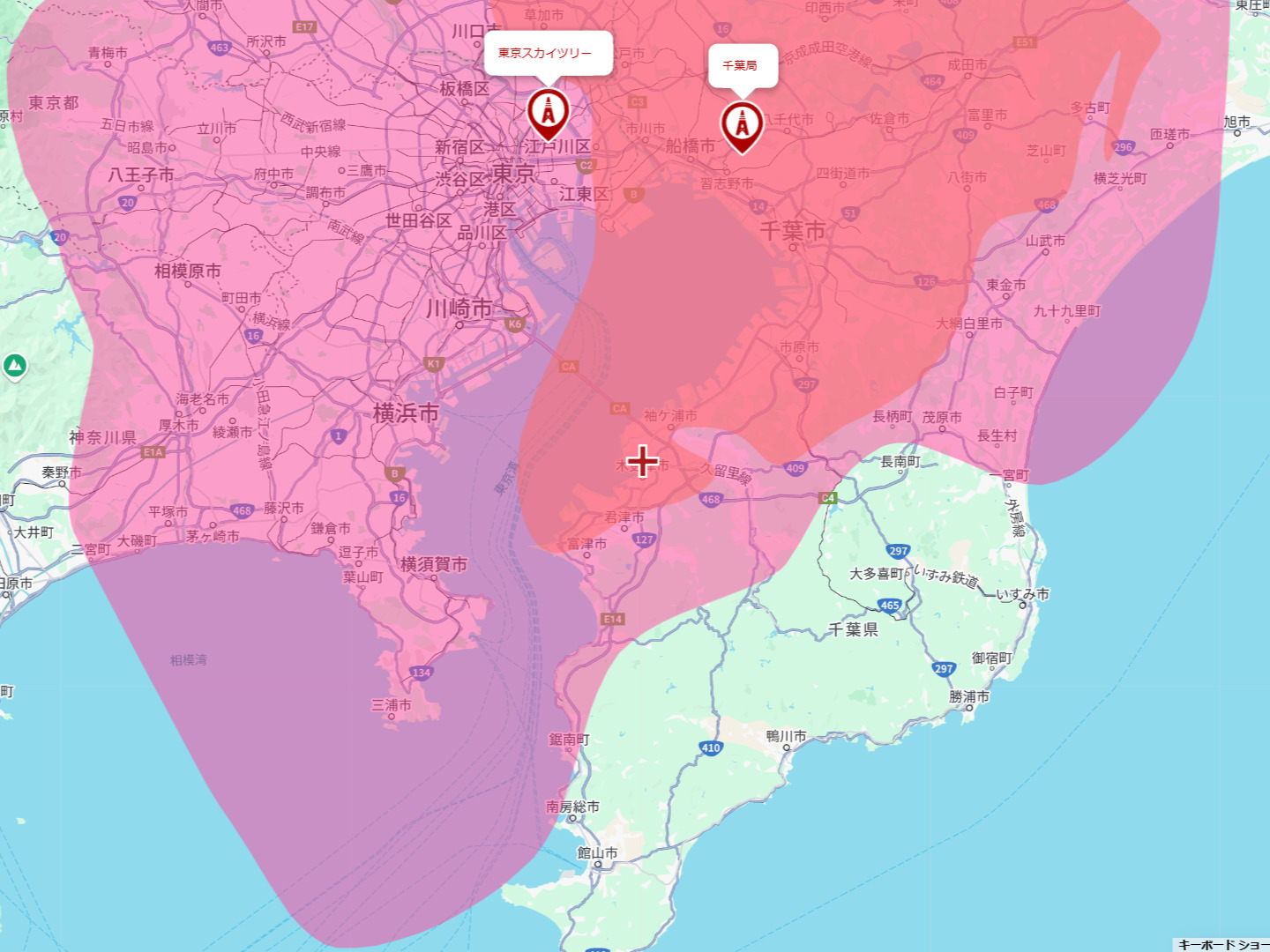 木更津市の電波事情